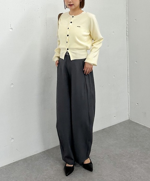 archives（アルシーヴ）の「カーブスラックス（スラックス・レディース・ブラウン/ブラック/グレー・MEDIUM）」の10枚目の写真