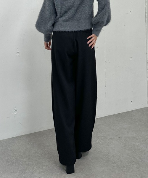 archives（アルシーヴ）の「カーブスラックス（スラックス・レディース・ブラウン/ブラック/グレー・MEDIUM）」の15枚目の写真