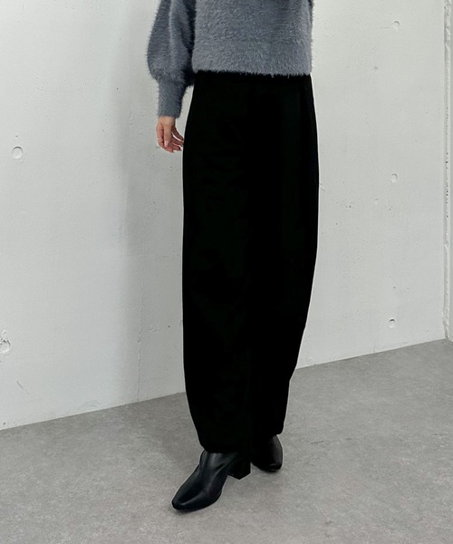 archives（アルシーヴ）の「カーブスラックス（スラックス・レディース・ブラウン/ブラック/グレー・MEDIUM）」の14枚目の写真