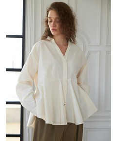 トップス CLANE off shouldertuck blouse セール】OFF SHOULDER TUCK BLOUSE（シャツ/ブラウス）｜CLANE