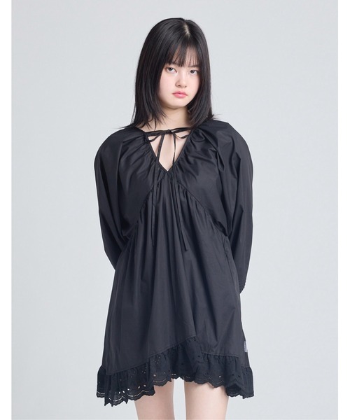 Little sunny bite(リトルサニーバイト)の「【Little sunny bite】bear lace dress(ワンピース・レディース・ホワイト/ブラック・SMALL/MEDIUM)」の2枚目の写真