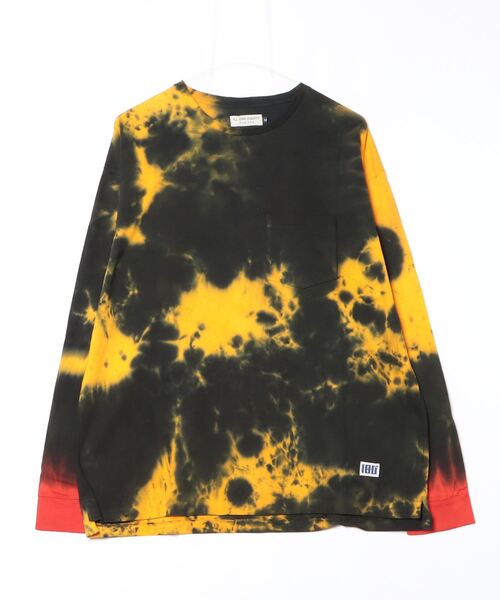 BEAVER(ビーバー)の「ILL ONE EIGHTY/イルワンエイティ TIE DYE L/S TEE(Tシャツ/カットソー・メンズ・その他24/イエロー・M/L/XL)」の1枚目の写真