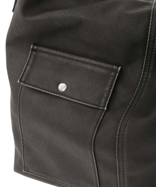 Green　Parks（グリーンパークス）の「・cache cache 合成皮革ベルトショルダー（ショルダーバッグ・レディース・ブラウン/ブラック・FREE）」の9枚目の写真