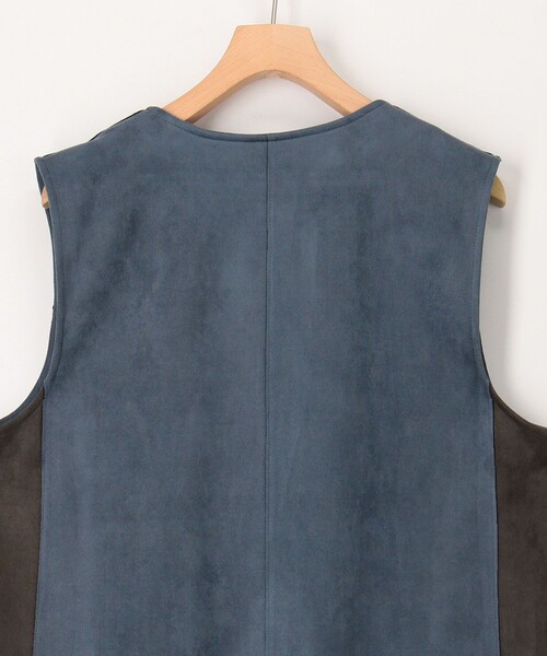 MICO COULIER(ミコクリエ)の「Wフェイスフェイクスエードワンピース(ワンピース・レディース・ブルー系その他/グレー系その他/レッド系その他・38)」の20枚目の写真