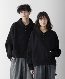 スウェット つけ襟」に該当するトップス（ブラック/黒色系