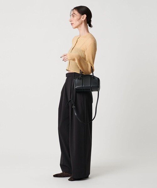 ADD CULUMN（アドカラム）の「＜ADD CULUMN＞PUFF CLASP BOSTON/2WAY ボストンバッグ（ショルダーバッグ・レディース・ブラック/ブラウン系・FREE）」の6枚目の写真