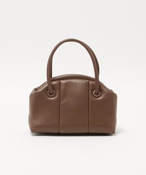 ADD CULUMN（アドカラム）の「＜ADD CULUMN＞PUFF CLASP BOSTON/2WAY ボストンバッグ（ショルダーバッグ・レディース・ブラック/ブラウン系・FREE）」の7枚目の写真