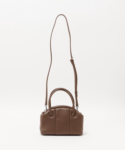 ADD CULUMN（アドカラム）の「＜ADD CULUMN＞PUFF CLASP BOSTON/2WAY ボストンバッグ（ショルダーバッグ・レディース・ブラック/ブラウン系・FREE）」の8枚目の写真