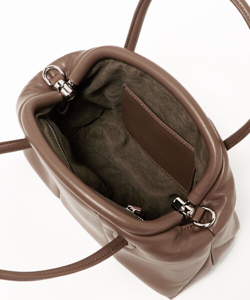 ADD CULUMN（アドカラム）の「＜ADD CULUMN＞PUFF CLASP BOSTON/2WAY ボストンバッグ（ショルダーバッグ・レディース・ブラック/ブラウン系・FREE）」の14枚目の写真