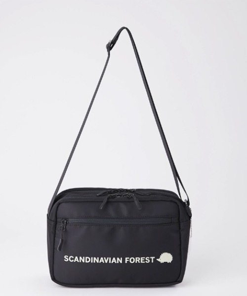 SCANDINAVIAN FOREST（スカンジナビアン・フォレスト）の「2WAYファスナープリントショルダーバッグ＜撥水加工＞（ショルダーバッグ・レディース・ピンクベージュ/チャコールグレー/ベージュ/ダークブルー/ブラック・FREE）」の6枚目の写真