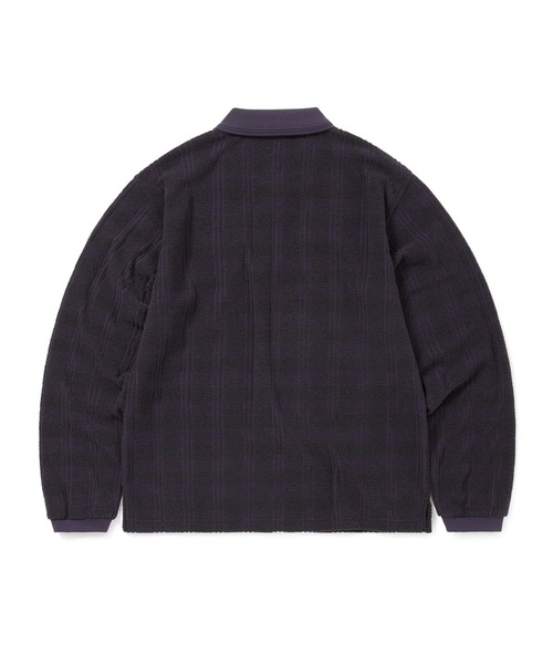 thisisneverthat(ディスイズネバーザット)の「Striped Rugby L/S Top(Tシャツ/カットソー・メンズ・パープル系その他/ライトオリーブ/ブラック・L/M/S/XL)」の7枚目の写真