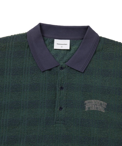 thisisneverthat(ディスイズネバーザット)の「Striped Rugby L/S Top(Tシャツ/カットソー・メンズ・パープル系その他/ライトオリーブ/ブラック・L/M/S/XL)」の8枚目の写真