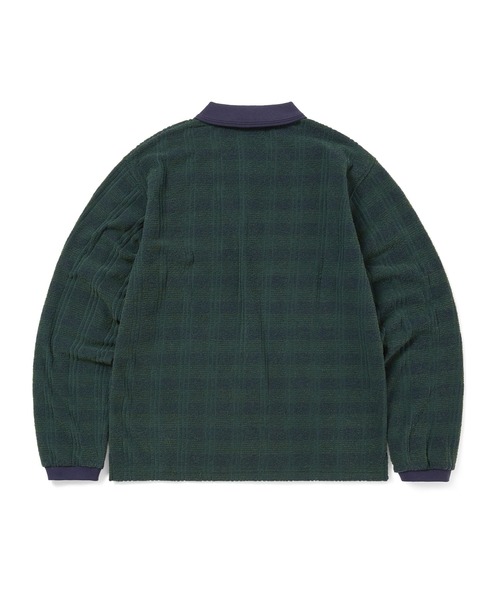 thisisneverthat(ディスイズネバーザット)の「Striped Rugby L/S Top(Tシャツ/カットソー・メンズ・パープル系その他/ライトオリーブ/ブラック・L/M/S/XL)」の9枚目の写真