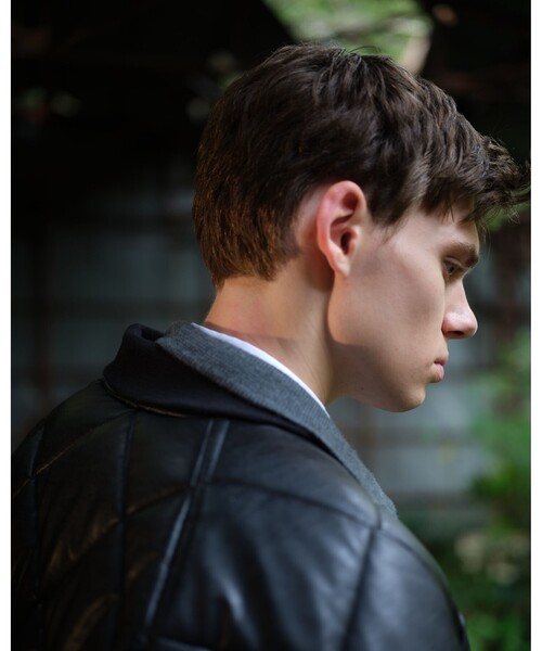 LAVENHAM（ラベンハム）の「【別注】LAVENHAM / QUILTED BOMBER JACKET（ブルゾン・メンズ・ブラック・SMALL/MEDIUM/LARGE/X-LARGE）」の3枚目の写真