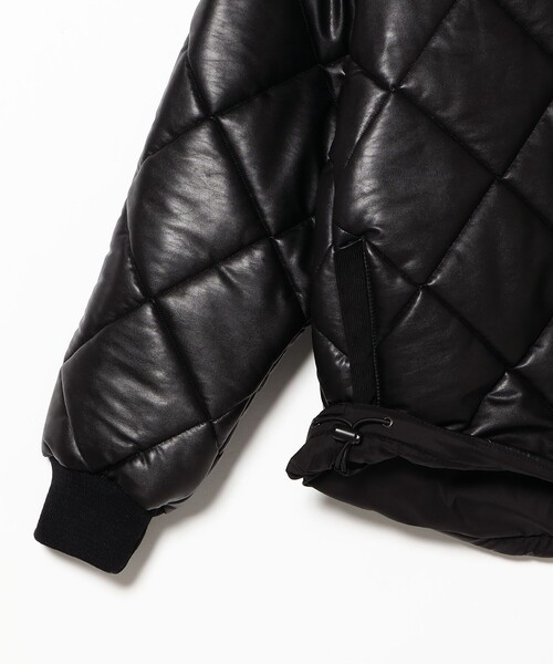 LAVENHAM（ラベンハム）の「【別注】LAVENHAM / QUILTED BOMBER JACKET（ブルゾン・メンズ・ブラック・SMALL/MEDIUM/LARGE/X-LARGE）」の8枚目の写真