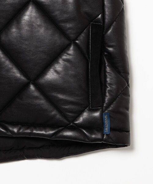 LAVENHAM（ラベンハム）の「【別注】LAVENHAM / QUILTED BOMBER JACKET（ブルゾン・メンズ・ブラック・SMALL/MEDIUM/LARGE/X-LARGE）」の9枚目の写真