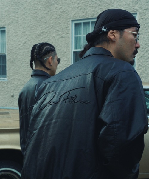 その他 flk040217 XLARGE×DexFilmz FAUX LEATHER JACKET（その他アウター）｜XLARGE