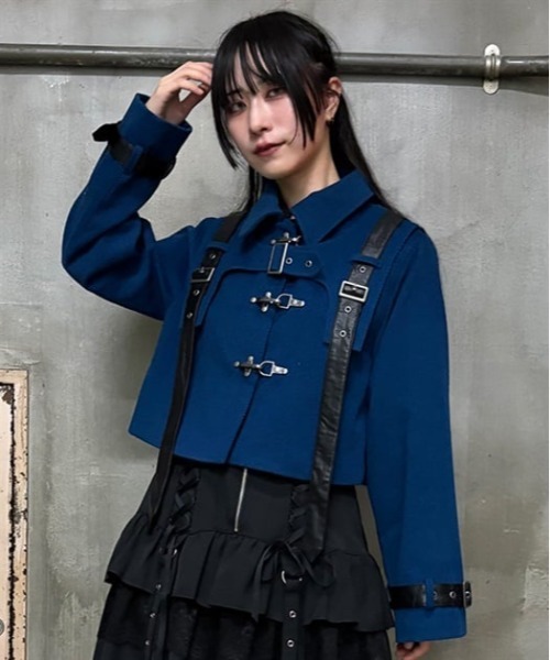 セール】ハーネスショートコート（ダッフルコート）｜NIBBLE POISON