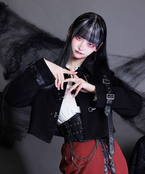 セール】ハーネスショートコート（ダッフルコート）｜NIBBLE POISON