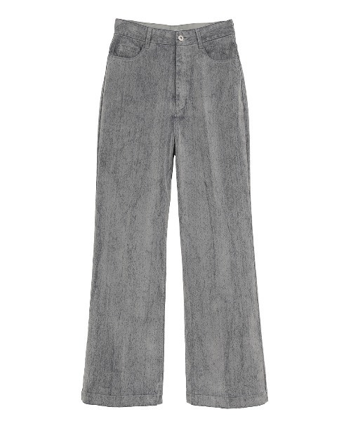 CLANE(クラネ)の「FLOCKY CENTER PRESS PANTS(その他パンツ・レディース・グレー/ブラック/ブラウン・0/1)」の10枚目の写真