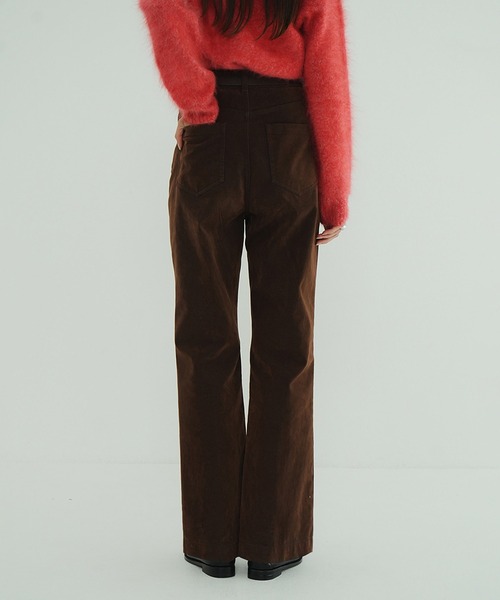 CLANE(クラネ)の「FLOCKY CENTER PRESS PANTS(その他パンツ・レディース・グレー/ブラック/ブラウン・0/1)」の16枚目の写真