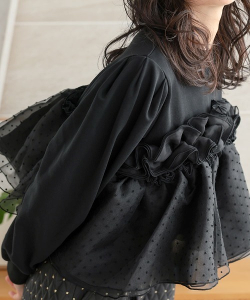 DONOBAN(ドノバン)の「ドットホイップスウェット(スウェット・レディース・グレー/ブラック/ホワイト・ONE)」の2枚目の写真