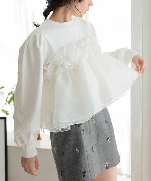 DONOBAN(ドノバン)の「ドットホイップスウェット(スウェット・レディース・グレー/ブラック/ホワイト・ONE)」の5枚目の写真