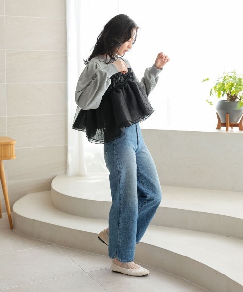 DONOBAN(ドノバン)の「ドットホイップスウェット(スウェット・レディース・グレー/ブラック/ホワイト・ONE)」の22枚目の写真