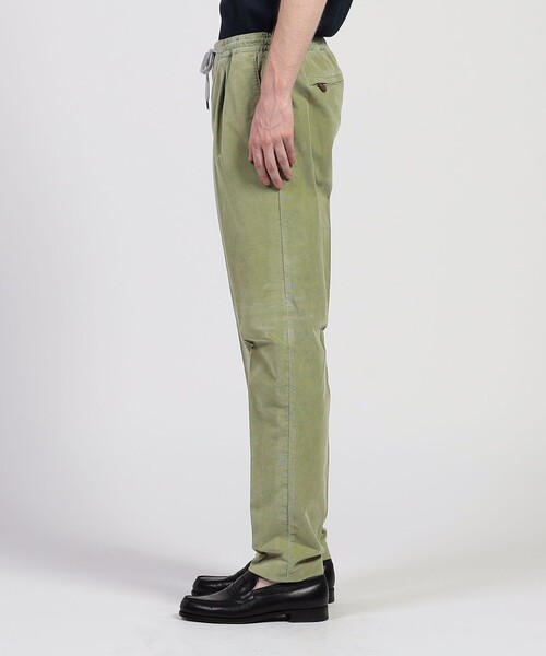 PT TORINO（ピーティートリノ）の「PT TRINO コットンコーデュロイ 1プリーツ イージースラックス（スラックス・メンズ・ライトグリーン/ベージュ/ダークブルー・46/48/44）」の6枚目の写真