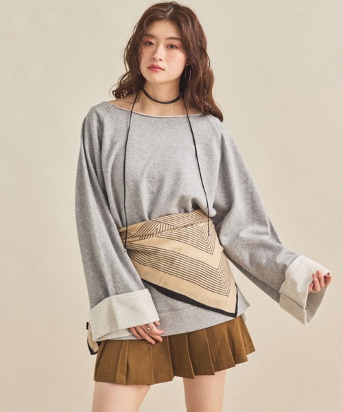 MIRROR STOKE（ミラーストーク）の「【ZOZO限定】PLEATS MINI SKIRT