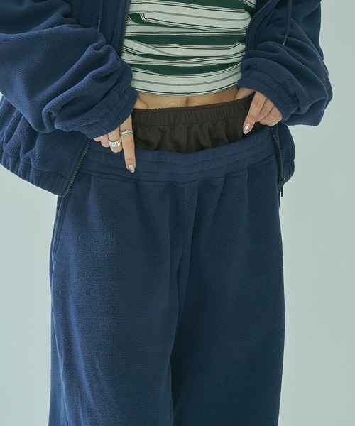 UMBRO(アンブロ)の「(UMBRO × ROSE BUD)DOUBLE WAIST FLEECE PANTS(その他パンツ・レディース・ベージュ/ネイビー・ONE SIZE)」の18枚目の写真