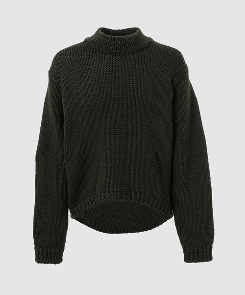 DIGAWEL(ディガウェル)の「Cocoon turtleneck sweater(ニット/セーター・メンズ・グリーン系その他/ネイビー/マルーン・2)」の2枚目の写真