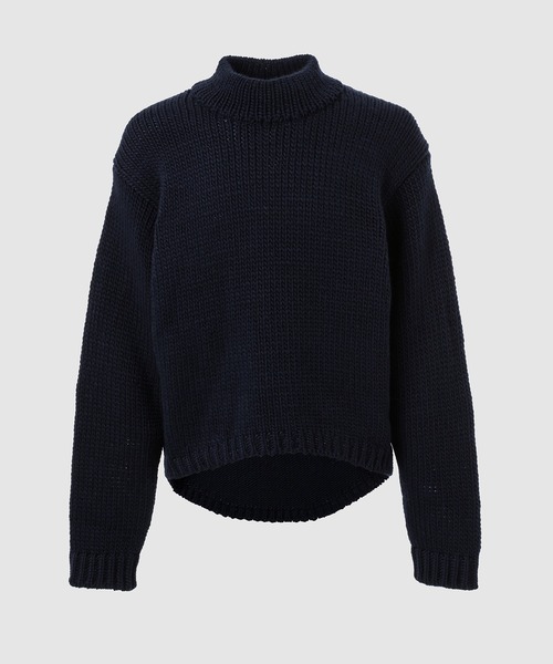 DIGAWEL(ディガウェル)の「Cocoon turtleneck sweater(ニット/セーター・メンズ・グリーン系その他/ネイビー/マルーン・2)」の1枚目の写真