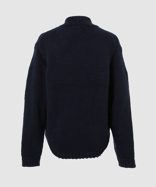 DIGAWEL(ディガウェル)の「Cocoon turtleneck sweater(ニット/セーター・メンズ・グリーン系その他/ネイビー/マルーン・2)」の11枚目の写真