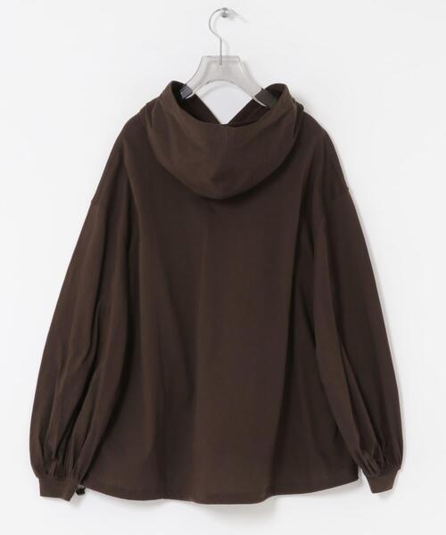 URBAN RESEARCH（アーバンリサーチ）の「Teya　Glance Hoodie（パーカー・レディース・ブラウン/ブラック・FREE）」の8枚目の写真
