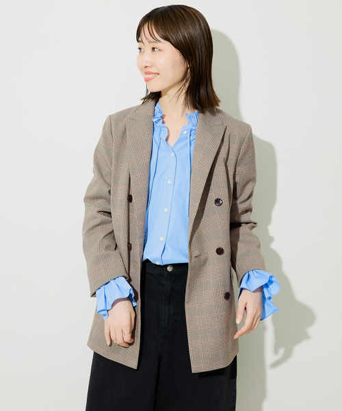 追加》TRダブルブレストジャケット（テーラードジャケット）｜SLOBE