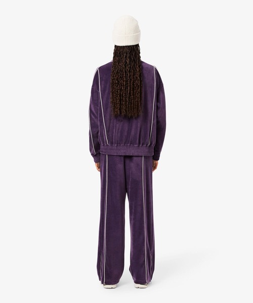 ラコステ（LACOSTE）/ベロアタッチパイピングトラックパンツ セール】ベロアタッチパイピングトラックパンツ（スウェットパンツ