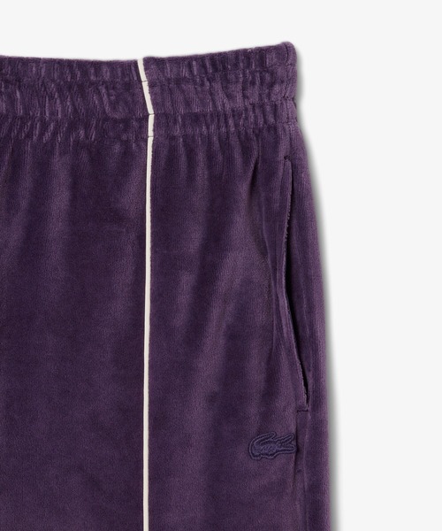 LACOSTE（ラコステ）の「ベロアタッチパイピングトラックパンツ（スウェットパンツ・レディース・ダークブルー・34/36/38/40）」の7枚目の写真