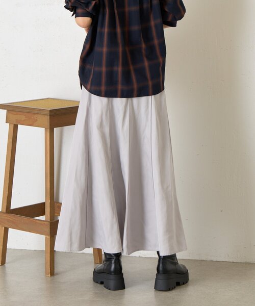 Jena espace merveilleux（ジェナ　エスパスメルヴェイユ）の「ナイロンピンタックフレアスカート（スカート・レディース・イエロー/ブラック/ライトグレー・FREE）」の19枚目の写真