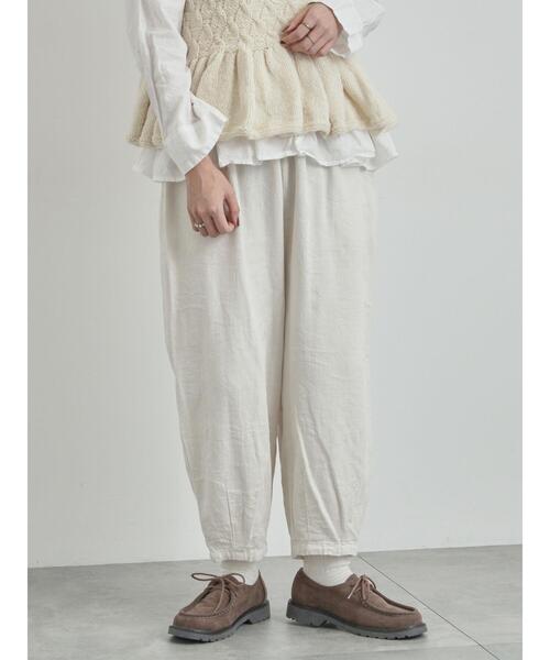 セール】コットンジャカードコクーンパンツ（その他パンツ）｜TSUHARU