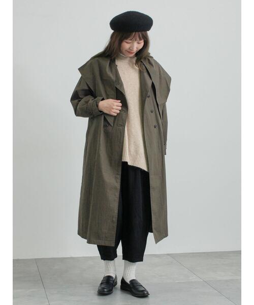 TSUHARU by Samansa Mos2（ツハルバイサマンサモスモス）の「コットンジャカードコクーンパンツ（その他パンツ・レディース・オフホワイト/グレー/ブラック・F）」の16枚目の写真