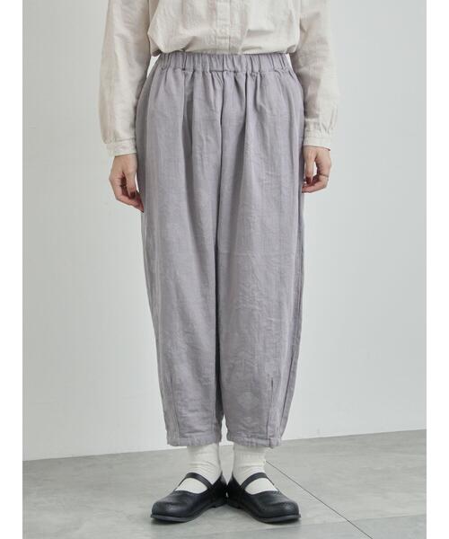 TSUHARU by Samansa Mos2（ツハルバイサマンサモスモス）の「コットンジャカードコクーンパンツ（その他パンツ・レディース・オフホワイト/グレー/ブラック・F）」の18枚目の写真