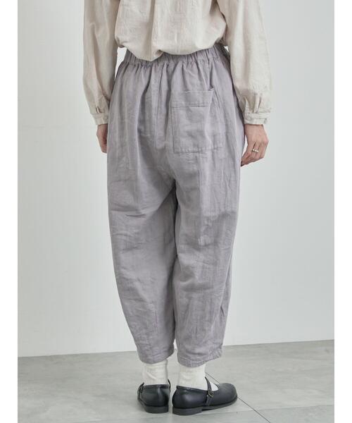 TSUHARU by Samansa Mos2（ツハルバイサマンサモスモス）の「コットンジャカードコクーンパンツ（その他パンツ・レディース・オフホワイト/グレー/ブラック・F）」の20枚目の写真