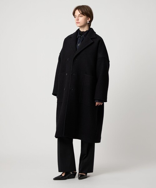 ASTRAET（アストラット）の「＜ASTRAET＞6ボタン テーラード コート（チェスターコート・レディース・ブラック・1/0）」の3枚目の写真