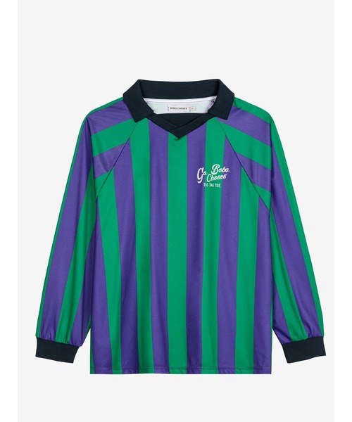 BOBO CHOSES(ボボショーズ)の「Go Bobo sporty polo(Tシャツ/カットソー・レディース・バイオレット・XS/M/S)」の2枚目の写真