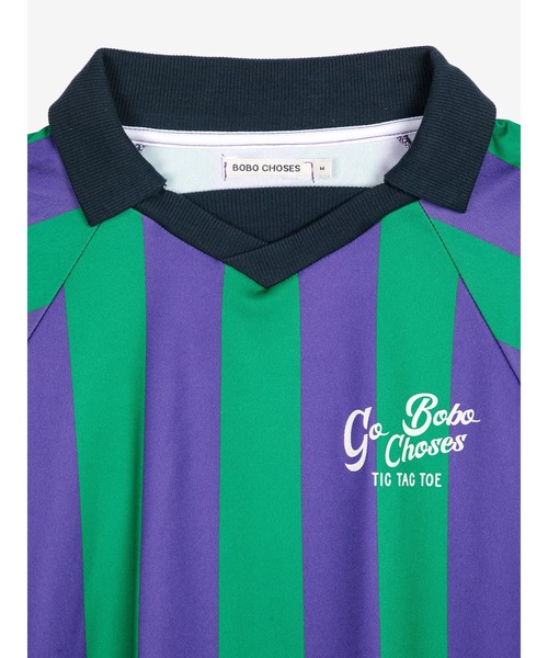 BOBO CHOSES(ボボショーズ)の「Go Bobo sporty polo(Tシャツ/カットソー・レディース・バイオレット・XS/M/S)」の4枚目の写真