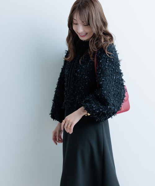 セール】【M Maglie le cassetto×冨張愛コラボ】ツイードで魅せる