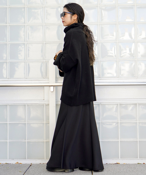 EVERYDAY I LIKE.（エヴリディアイライク）の「*ライトタートルニット（ニット/セーター・レディース・ウッド/ブラック・FREE）」の21枚目の写真