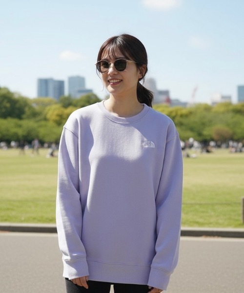 THE NORTH FACE(ザノースフェイス)の「【THE NORTH FACE】ノースフェイス 国内未発売 M'S CORE SWEATSHIRTS レギュラーフィット トレーナー スエット 長袖 / NM5MR00(スウェット・メンズ・ラベンダー/クリーム/シルバー/ブラック・SMALL/MEDIUM/LARGE/X-LARGE)」の1枚目の写真