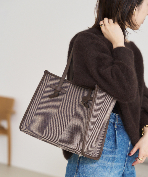 GIANNI CHIARINI（ジャンニ キアリーニ）の「《WEB限定》GIANNI CHIARINI/ジャン二 キアリー二 MARCELLA（トートバッグ・レディース・ブラウン/ベージュ・FREE）」の6枚目の写真